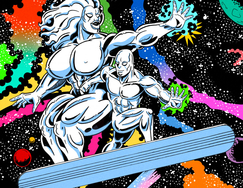 Fantastic Four Silver Surfers