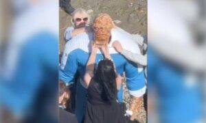 The Thing On Set Of FANTASTIC FOUR - Last Movie Outpost
