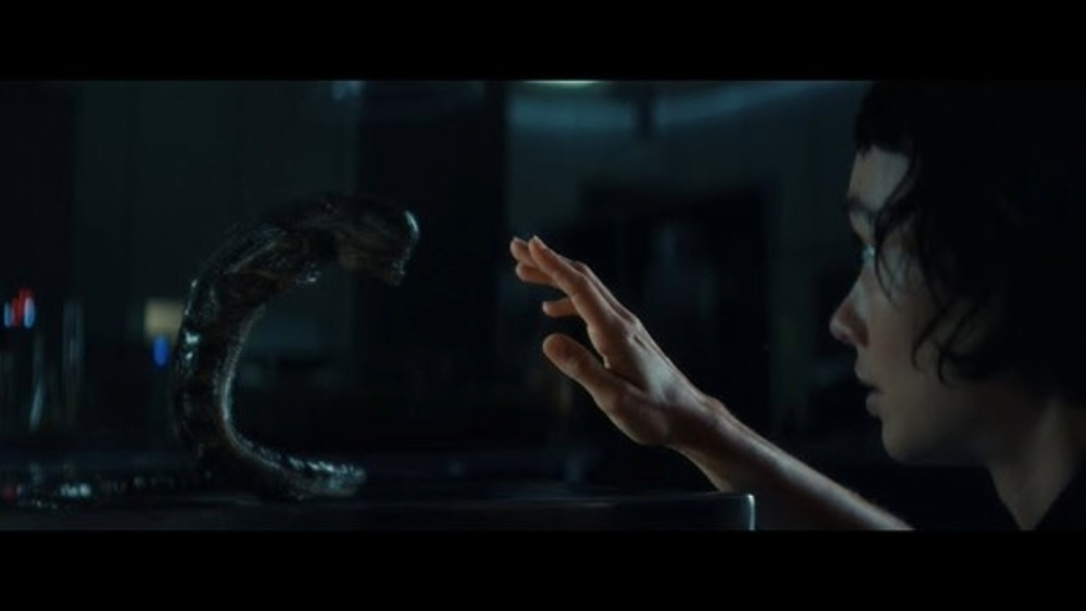 Wendy stroking alien