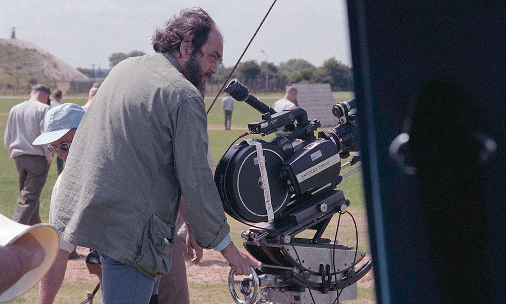 Director Stanley Kubrick on set ©Matthew Modine