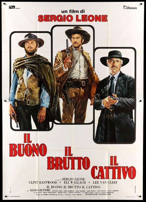The Good, The Bad and the Ugly poster Renato Casaro