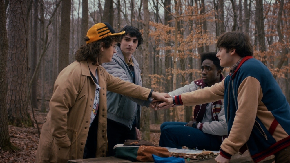 Stranger Things hands in