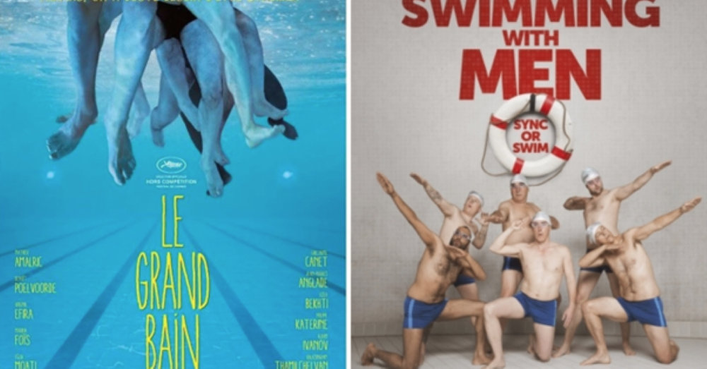 Sink or Swim and Swimming with Men posters