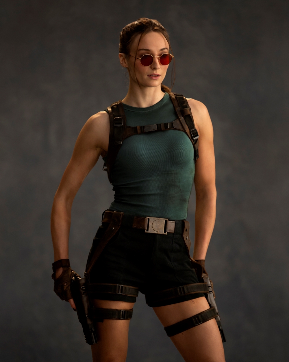 Sophie Turner as Lara Croft Tomb Raider full