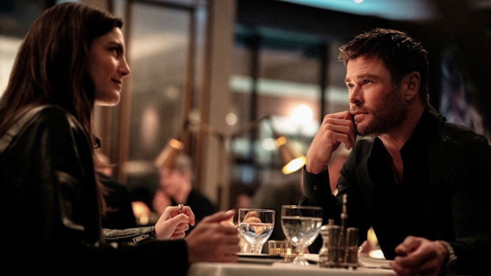 Chris Hemsworth and Monica Barbaro