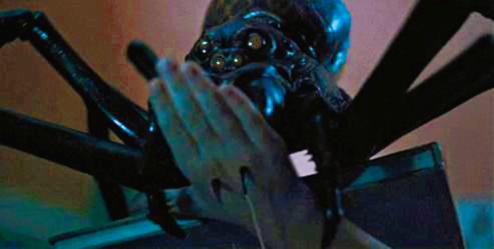 Spider bire through hand