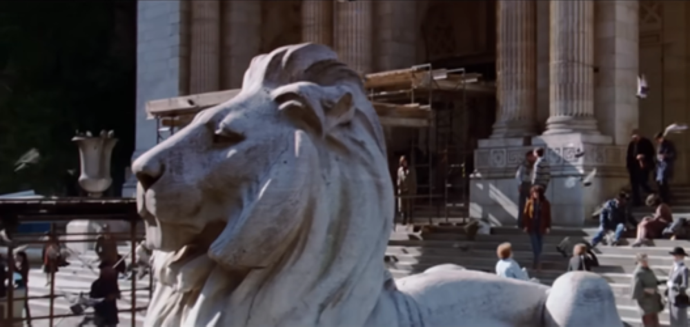 New York public library Ghostbusters