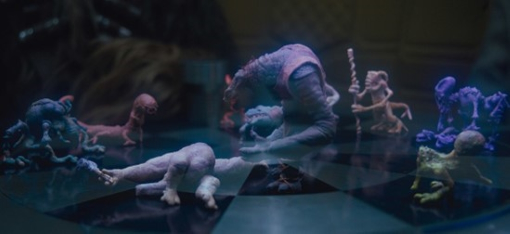 Star Wars chess hologram