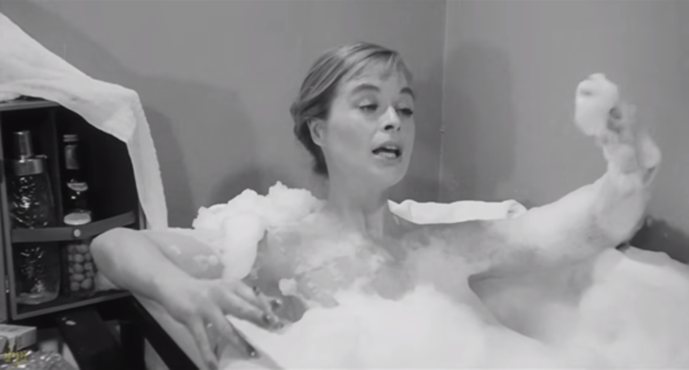 Bath scene