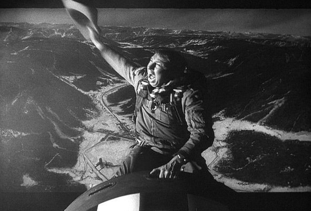 Dr Strangelove riding bomb